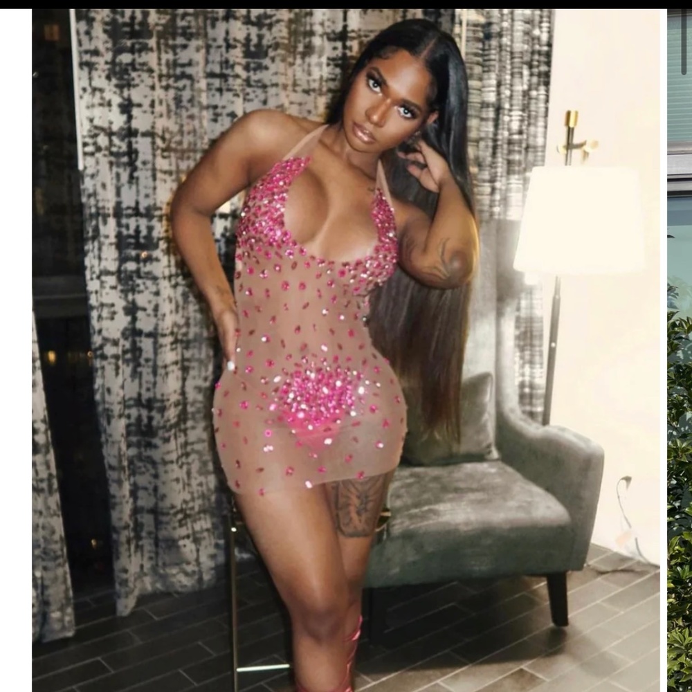 Alglist  Pink Panther Dress